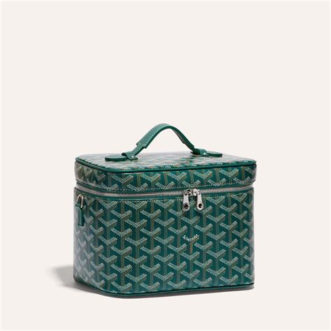 goyard vanity case green|Muse Vanity Case .